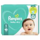 Pampers Baby Dry Nappies Size 5 (11-16 kg), 39 pack