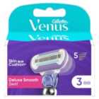 Gillette Venus Deluxe Smooth Swirl Contour Razor Blades 3 per pack