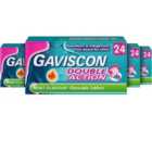 Gaviscon Double Action Heartburn & Indigestion Mint Flavour Tablets 4 x 24 per pack