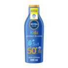 NIVEA SUN Kids Protect & Care Sun Cream Lotion SPF50+ 200ml