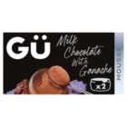 Gu Milk Chocolate Mousses with Ganache Desserts 2 x 70g
