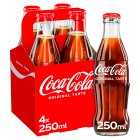 Coca-Cola Original Taste Bottle, 4x250ml