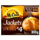 McCain 4 Ready Baked Jackets Frozen 800g