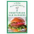Linda McCartney 2 Vegetarian Quarter Pounders Frozen 227g