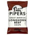 Pipers Great Berwick Longhorn Beef Sharing Bag Crisps 150g