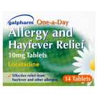 Galpharm One a Day Hayfever & Allergy Relief Tablets Loratadine 14 per pack