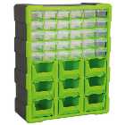 Sealey APDC39HV 39 Drawer Cabinet - Hi-Vis Green/Black