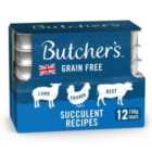 Butcher's Grain Free Succulent Recipes Dog Food Trays 12 x 150g