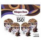 Haagen-Dazs Gelato 150 Calories Chocolate Drizzle Ice Cream 4 x 95ml