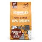Scrumbles Adults and Seniors, Gluten free Chicken Dry Cat Food 2.5kg