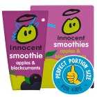 Innocent Kids Apple & Blackcurrant Childrens Fruit Smoothies, 4x150ml