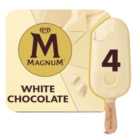 Magnum White Ice Cream Lollies 4 x 100ml