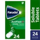Panadol ActiFast Soluble Paracetamol Painkillers 500mg 24 Tablets 24 per pack