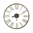 Charles Bentley Bronze Wrought Iron Extra Large Garden Clock 95cm