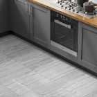 Wickes Olympia Light Grey Polished Stone Porcelain Wall & Floor Tile - 600 x 600mm