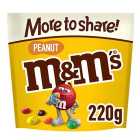 M&M's Crunchy Peanut & Milk Chocolate Sharing Pouch Bag 220g