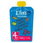 Ella's Kitchen Bananas and Blueberries Baby Rice Baby Food Pouch 4+ Months 120g