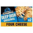 Chicago Town 2 Deep Dish 2 Four Cheese Mini Pizzas 320g