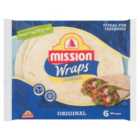 Mission Deli Plain Tortilla Wraps 6 per pack