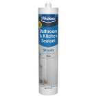 Wickes 60 Minute Clear Kitchen & Bathroom Sealant - 300ml