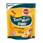Pedigree Tasty Minis Puppy Dog Treats Chicken Chewy Cubes 125g