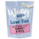 Wagg Low Fat Dog Treats with Turkey & Rice 125g