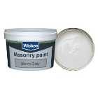 Wickes Smooth Masonry Paint - Storm Grey - 250ml