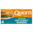 Quorn Vegan 4 Hot & Spicy Burger 264g