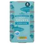 Morrisons Tuna Chunks In Spring Water (4x145g) 4 x 102g