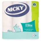 Nicky Elite 3 Ply Quilted Toilet Tissue 9 per pack