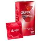 Durex Thin Feel Ultra Thin 12 Condoms 12 per pack