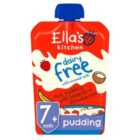 Ella's Kitchen Dairy Free Banana & Strawberry Organic Rice Pouch, 7 mths+ 80g