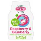 Get More Multivitamins Raspberry & Blueberry 4 x 330ml