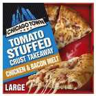 Chicago Town Takeaway Stuffed Crust Chicken & Bacon Large Pizza 640g