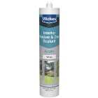 Wickes White Interior Window & Door Acrylic Sealant - 300ml