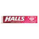 Halls Cherry Flavour Menthol Action Sugar Free Throat Sweet 32g
