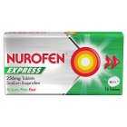 Nurofen Express 256mg Ibuprofen Tablets, 16s