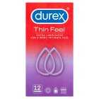 Durex Thin Feel Extra Lubricated Condoms, 12s