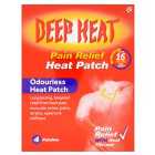 Deep Heat Pain Relief Heat Patches 4 per pack