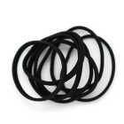 Flat Snag Free Hair Bands, Black 8 per pack
