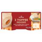 Morrisons 2 Toffee Mousses 2 x 95g