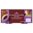 Morrisons 2 Chocolate Mousses 2 x 95g