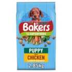 Bakers Puppy Chicken with Vegetables Dry Dog Food 2.85kg