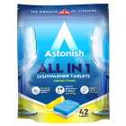 Astonish All in 1 Dishwasher Tablets 42 per pack