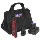 Sealey CP1207KIT 12V Cordless Rotary Tool & Engraver 49 piece Kit in Bag with 2 x 1.5Ah Batteries & Charger