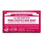 Dr. Bronner's Rose Organic Multi-Purpose Soap Bar 140g
