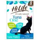HiLife It's only Natural The Tuna One In Jelly 8 x 70g