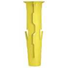 Rawlplug Uno Yellow Nylon Wall plug (L)24mm (Dia)5mm, Pack of 96