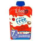Ella's Kitchen Dairy Free Rice Pudding Bananas + Strawberry Baby Food Pouch 80g