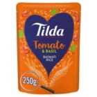 Tilda Microwave Tomato and Basil Basmati Rice 250g